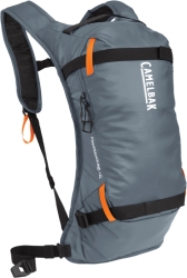 Camelbak Powderhound 12 grey orange mit 2 l Trinkreservoir