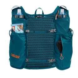 Camelbak Trail Run 7 corsair teal Weste mit 2 500ml Softflaschen