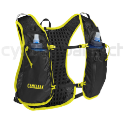 Camelbak Trail run vest black safety yellow mit 2 x 500 ml Quick Stow-Flasche