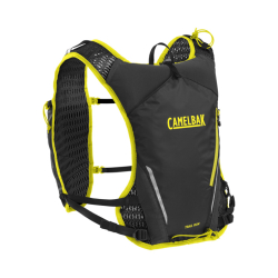 Camelbak Trail run vest black safety yellow mit 2 x 500 ml Quick Stow-Flasche