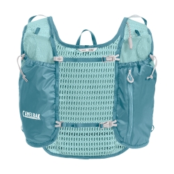 Preview: Camelbak Women's Trail Run 7 adriatic blue Weste mit 2 500ml Softflaschen