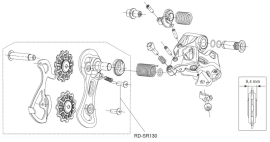 Campagnolo Wechselrädchen-Schrauben RD-SR130