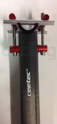 phenum® C1 Evo Carbon 31.6mm/425mm red Sattelstütze