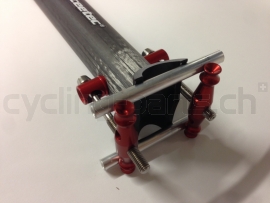 phenum® C1 Evo Carbon 27.2mm/420mm red Sattelstütze