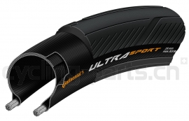 Continental Ultra Sport III 700x25 schwarz Falt-Reifen