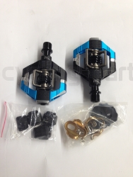 Crankbrothers Candy 7 black/electric blue Pedale