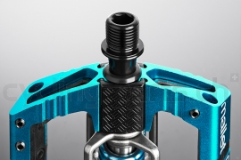 Preview: Crankbrothers Mallet E Enduro electric blue Pedale