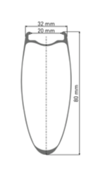 DT Swiss ARC 1100 DICUT® 80 DB Laufrad hinten