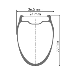 Preview: DT Swiss GRC 1100 DICUT 50 12x142mm Laufrad hinten