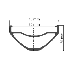 Preview: DT Swiss H 1900 SPLINE® 35 27.5" 12 x 148mm 6-Loch Shimano Micro Spline Laufrad hinten