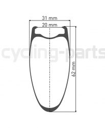 DT Swiss HEC 1400 SPLINE® 47 Disc 12x142mm Laufrad hinten