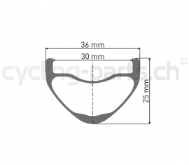 DT Swiss XRC 1200 SPLINE® 30 29" 15 x 110mm Laufrad vorne