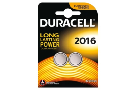 Duracell Knopfzellen Batterie CR2016 Lithium 3V