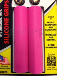 Preview: ESI Grips Racer's Edge pink Lenkergriffe