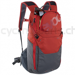 Evoc Ride 12 Rucksack chili red-carbon grey