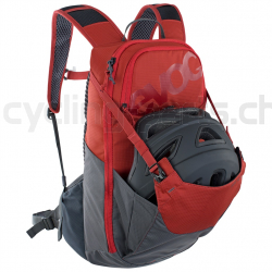 Evoc Ride 12 Rucksack chili red-carbon grey