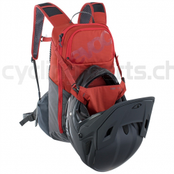 Evoc Ride 12 Rucksack chili red-carbon grey