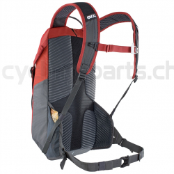 Evoc Ride 12 Rucksack chili red-carbon grey