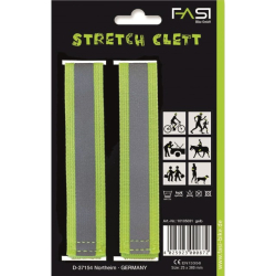 FASI Strech-Clett Reflexband gelb