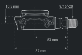 Favero Assioma PRO RL-2 Look Keo Powermeter Pedalen