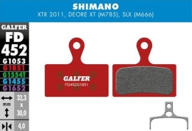 Preview: Galfer Advanced FD452 Shimano XTR/XT/SLX/Deore Bremsbeläge Werkstattverpackung 30 Paar