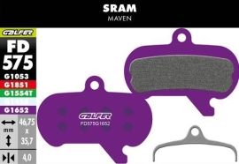 Galfer E-Bike FD575 Sram Maven Ultimate/Silver/Bronze/Base Bremsbeläge Werkstattverpackung 30 Paar