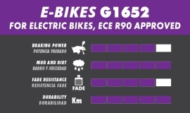 Galfer E-Bike FD455 Sram Code R/Code RSC/DB8/Motive Bremsbeläge Werkstattverpackung 30 Paar