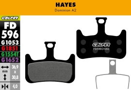 Preview: Galfer Performance FD596 Hayes Dominion A2 Bremsbeläge