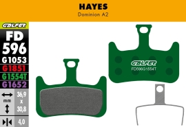 Preview: Galfer Pro FD596 Hayes Dominion A2 Bremsbeläge