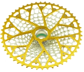 Preview: Garbaruk GEN2.0 Sram Eagle Transmission 12 fach 10-52 gold/silver Kassette