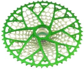 Preview: Garbaruk GEN2.0 Sram Eagle Transmission 12 fach 10-52 green/silver Kassette