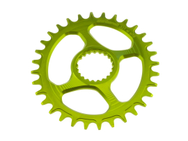 Garbaruk Shimano XTR M9100/XT M8100/SLX M7100/Deore M6100 Oval 30 Zähne green Kettenblatt