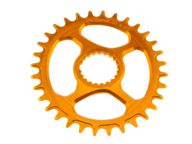 Garbaruk Shimano XTR M9100/XT M8100/SLX M7100/Deore M6100 Oval 30 Zähne orange Kettenblatt