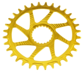 Garbaruk Shimano XT M8100/8120 SLX M7100/7120 Deore M6100 Round 30 Zähne gold Kettenblatt