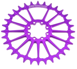 Garbaruk Sram Eagle/Eagle T-Type 8-bolt Round Boost 30 Zähne violet Kettenblatt