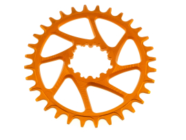 Garbaruk Sram GXP/DUB Oval Boost 30 Zähne orange Kettenblatt