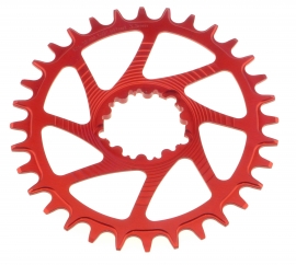 Garbaruk Sram GXP/DUB Oval Boost 32 Zähne red Kettenblatt