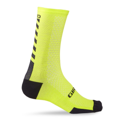Giro HRC+ Merino bright lime/black Socken