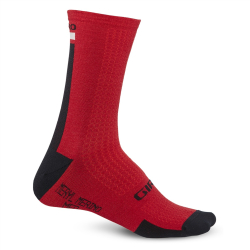 Giro HRC+ Merino dark red/black/grey Socken
