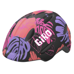 Giro Scamp matte black floral XS 45-49 cm Kinderhelm