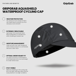 GripGrab Thermo Windproof Winter Skull Cap black