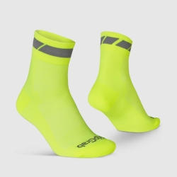 GripGrab Classic Regular Cut Summer Socken yellow hi-vis