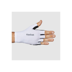 Preview: GripGrab Faststream Aero Short Finger Handschuhe white