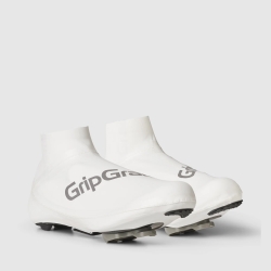 GripGrab Faststream Aero Shoe Covers white