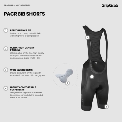 GripGrab PACR Bib Shorts black