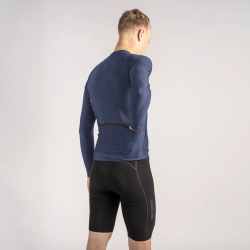 GripGrab PACR Long Sleeve Jersey navy blue