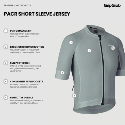 GripGrab PACR Short Sleeve Jersey light blue