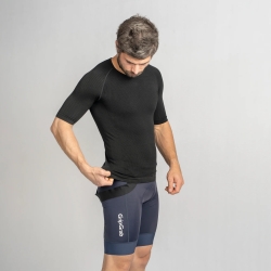 GripGrab PACR Spring-Autumn Seamless Short Sleeve Base Layer black