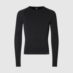 Preview: GripGrab PACR Spring-Autumn Seamless Long Sleeve Base Layer black