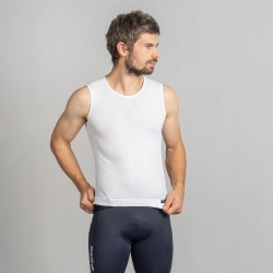 Preview: GripGrab PACR Summer Seamless Sleeveless Base Layer white